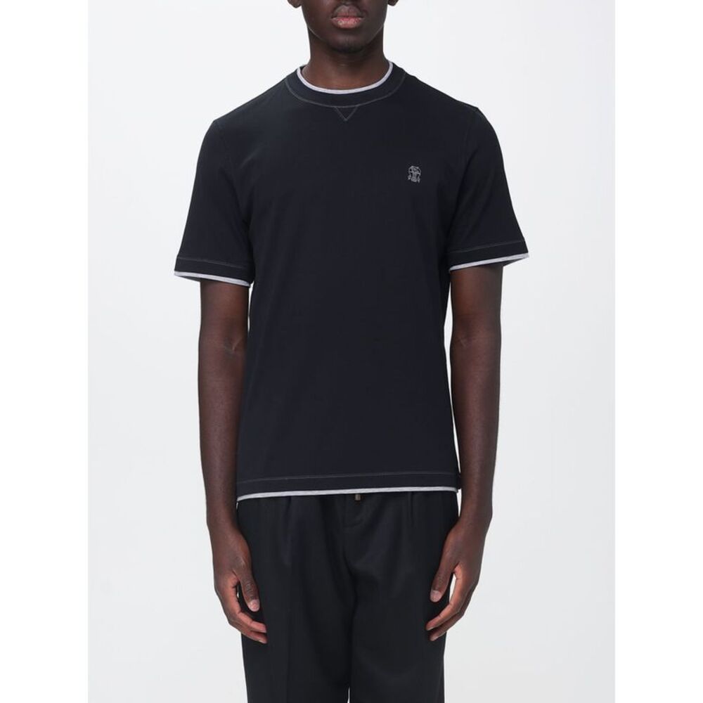 Brunello Cucinelli T-Shirt Men Black